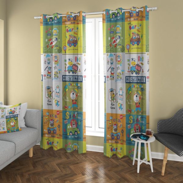 پرده چاپی طرح کودکانه DH031