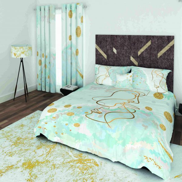 ست پرده و روتختی طرح دختر Girl 16