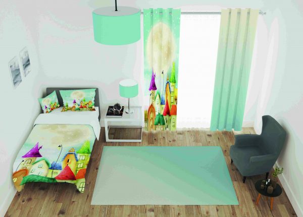 ست پرده و روتختی طرح کارتونی cartoon 30