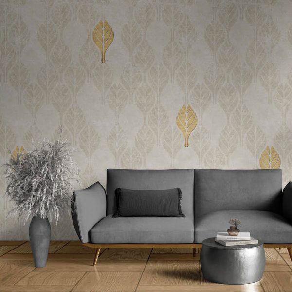 کاغذ دیواری طرح برگ کد 40400