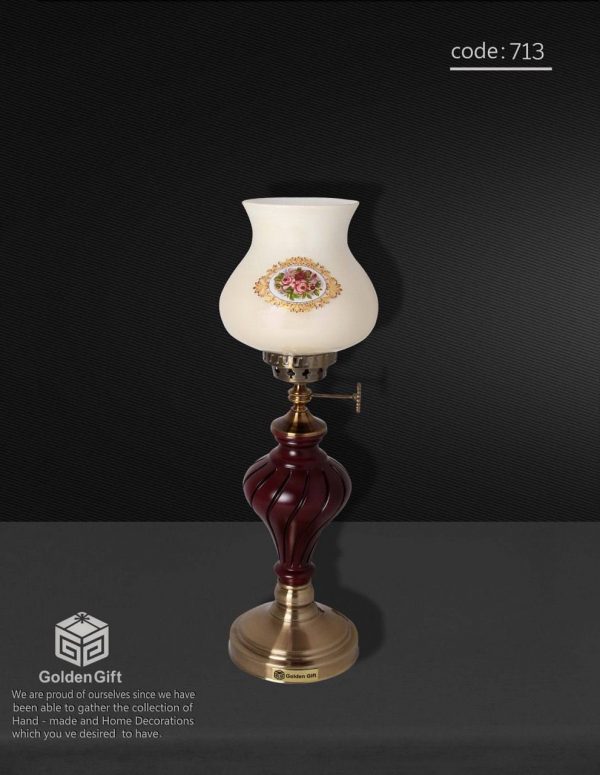 آباژور طرح گرد سوزلامپا کد 713