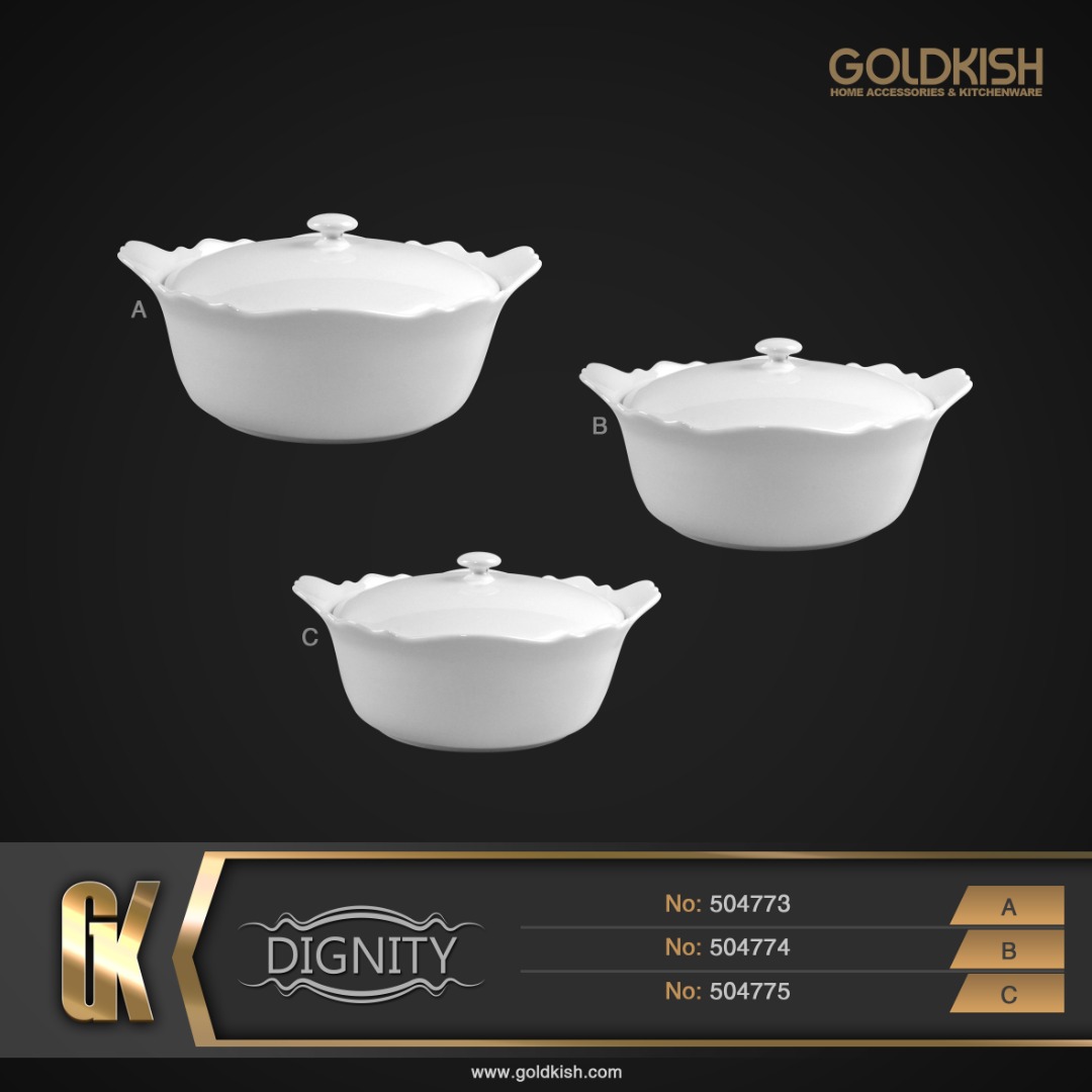 ست آشپزخانه ظروف درب دار طرح Dignity مدل ۵۰۴۷۷۳/۴/۵