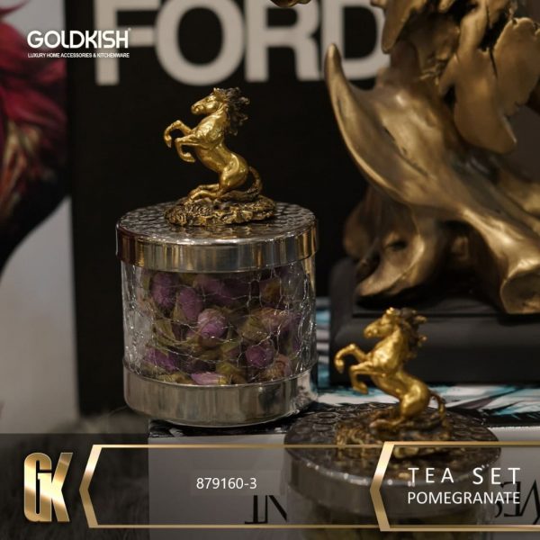 جا زعفرانی اسب استیل مدل 3-879160