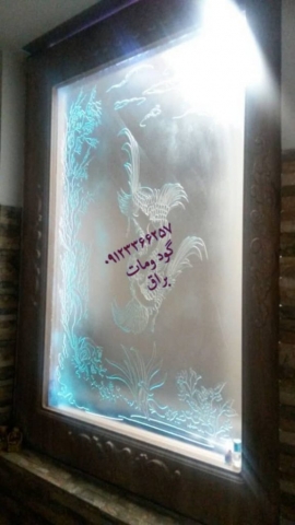 طراحی شیشه نگین