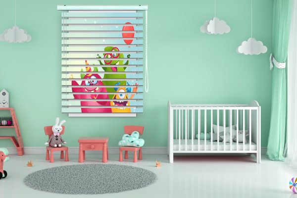 پرده زبرا طرح شاد کد Z1004