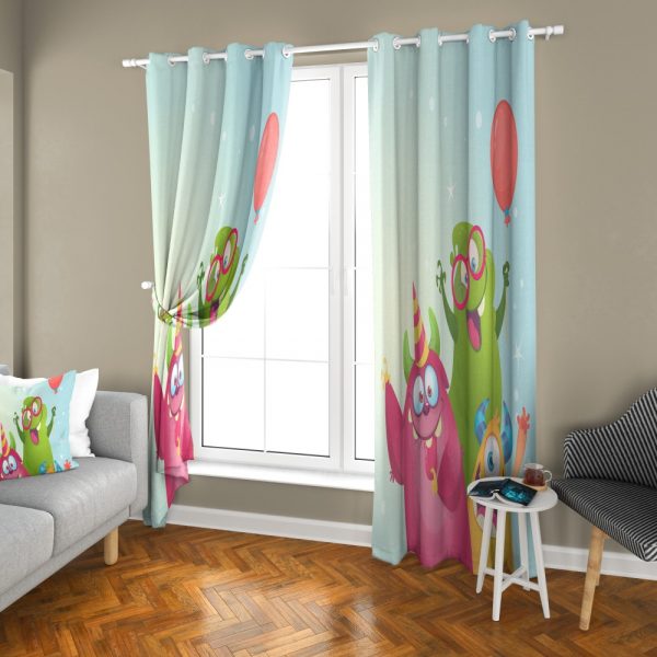 پرده چاپی طرح کودکانه DH1004