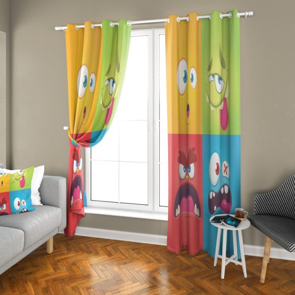 پرده چاپی طرح کودکانه DH1005