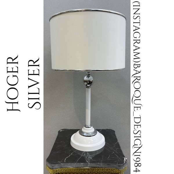 آباژور مدل هوگر نقره ایی کد AB1007