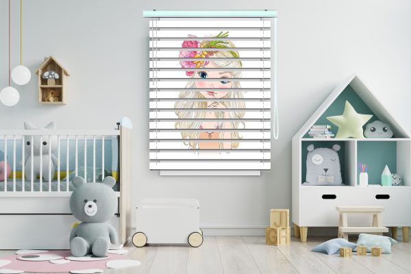 پرده زبرا طرح دختر کد Z1009