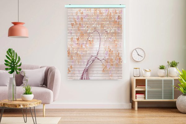 پرده زبرا 3 بعدی طرح گل کد ZB1012