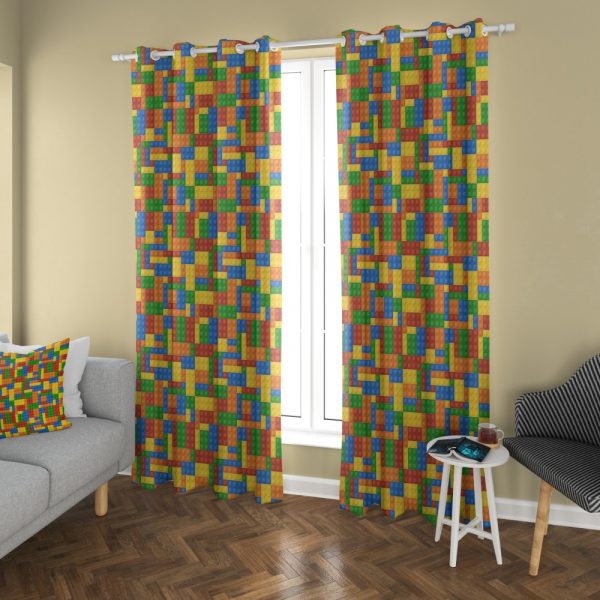 پرده چاپی طرح لگو DH1017