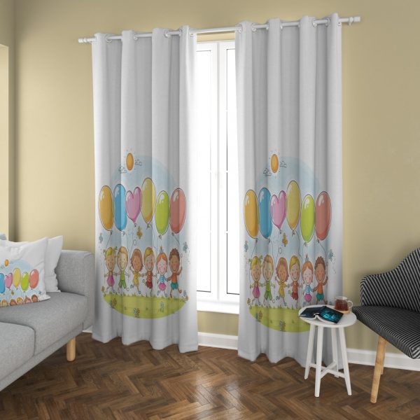 پرده چاپی طرح کودکانه DH1018