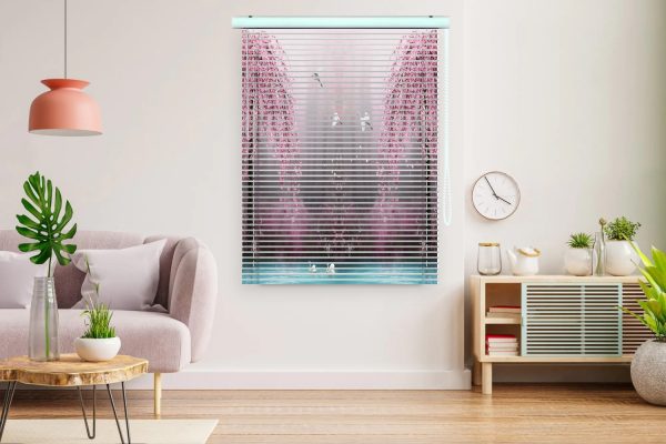 پرده زبرا 3 بعدی طرح قو کد ZB1020