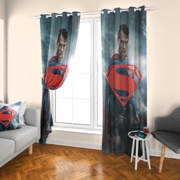 پرده چاپی طرح سوپر‌من DH1021