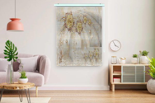 پرده زبرا 3 بعدی طرح گل کد ZB1022