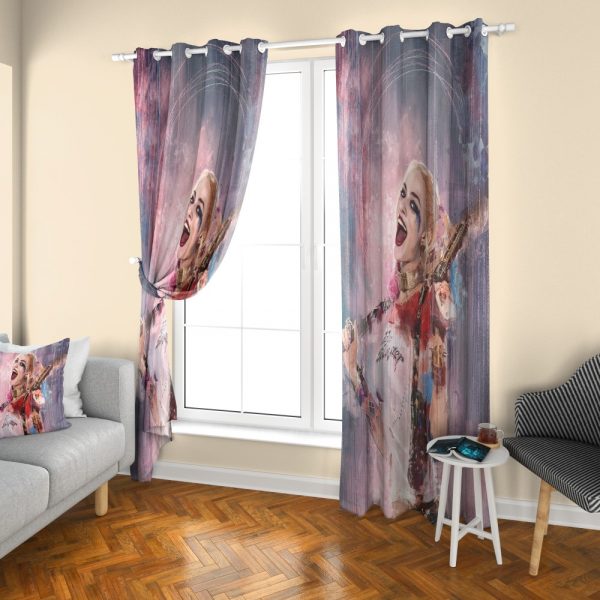 پرده چاپی طرح هارلی کوئین DH1022