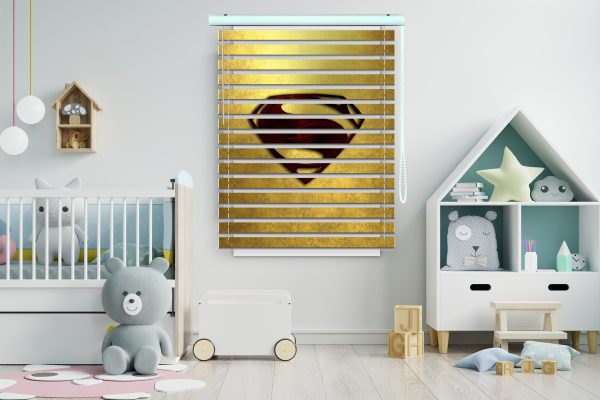 پرده زبرا طرح سوپرمن کد Z1024