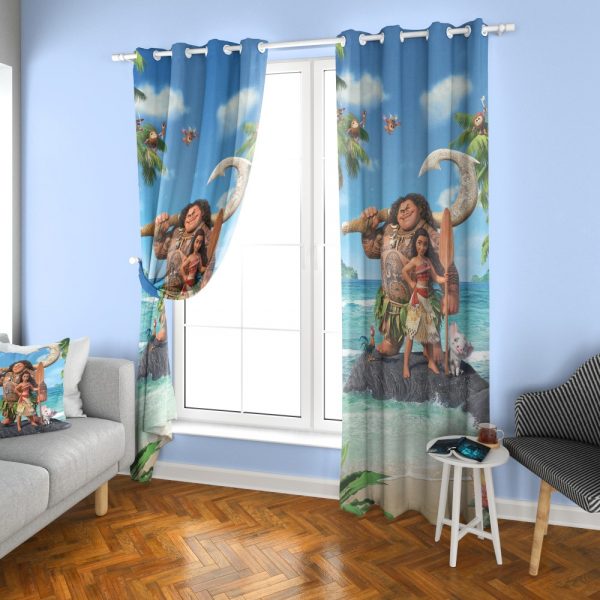 پرده چاپی طرح موانا DH1025