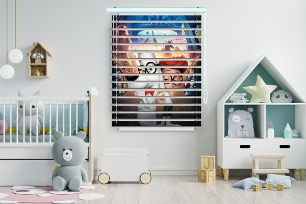 پرده زبرا طرح انیمیشن Z1028