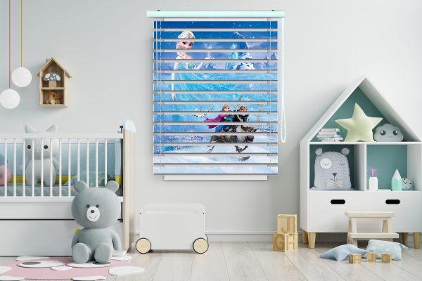 پرده زبرا طرح فروزن کد Z1030