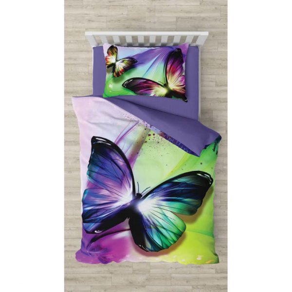 روتختی و ملحفه (تک نفره) طرح پروانه کد 1030