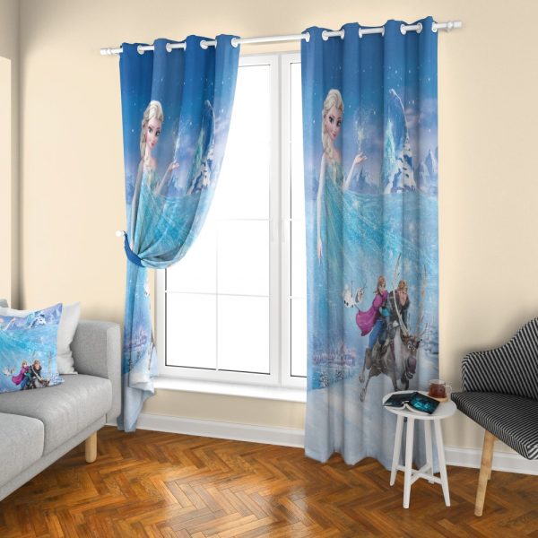 پرده چاپی طرح فروزن DH1030