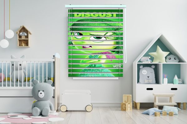 پرده زبرا طرح انیمیشن درون بیرون کد Z1033