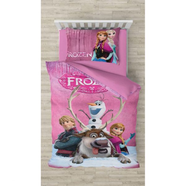 روتختی و ملحفه (تک نفره) طرح فروزن کد 1038