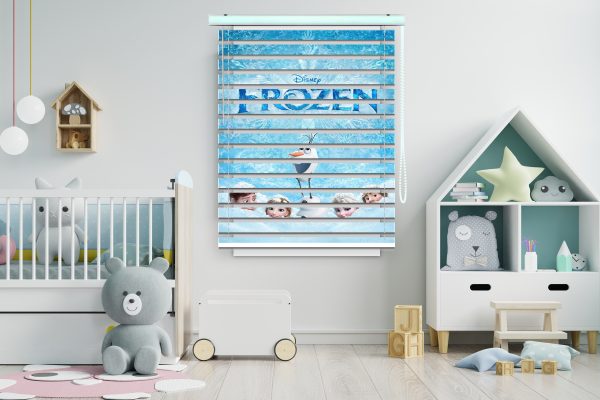 پرده زبرا طرح انیمیشن فروزن کد Z1040