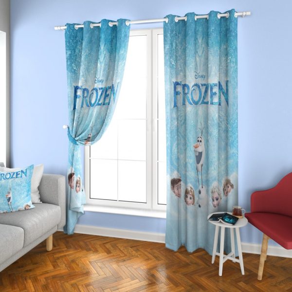 پرده چاپی طرح فروزن DH1040