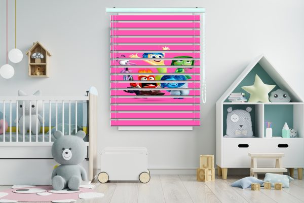 پرده زبرا طرح انیمیشن درون بیرون کد Z1041