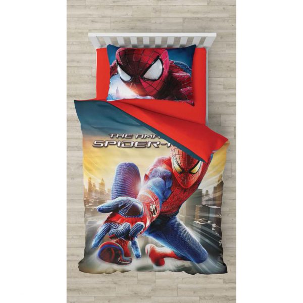 روتختی و ملحفه (تک نفره) طرح مرد عنکبوتی کد 1044