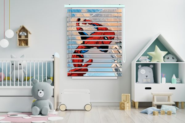 پرده زبرا طرح مرد عنکبوتی کد Z1046