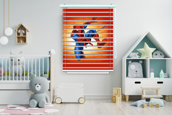 پرده زبرا طرح مرد عنکبوتی کد Z1047