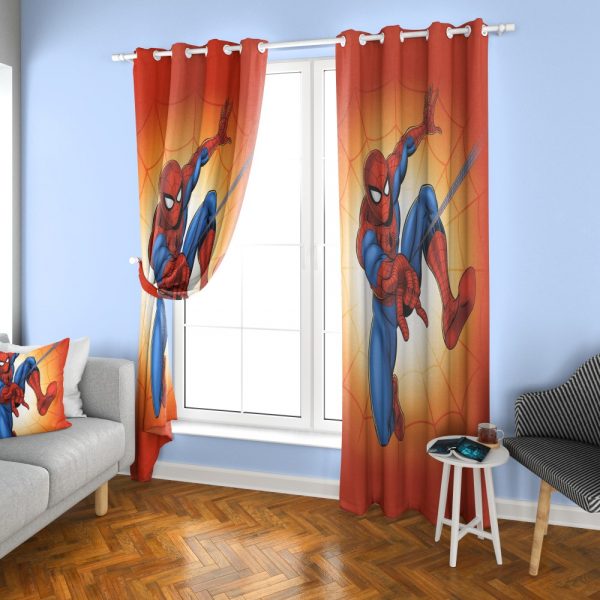 پرده چاپی طرح مرد عنکبوتی DH1047