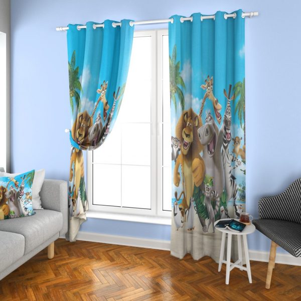 پرده چاپی طرح ماداگاسکار DH1048