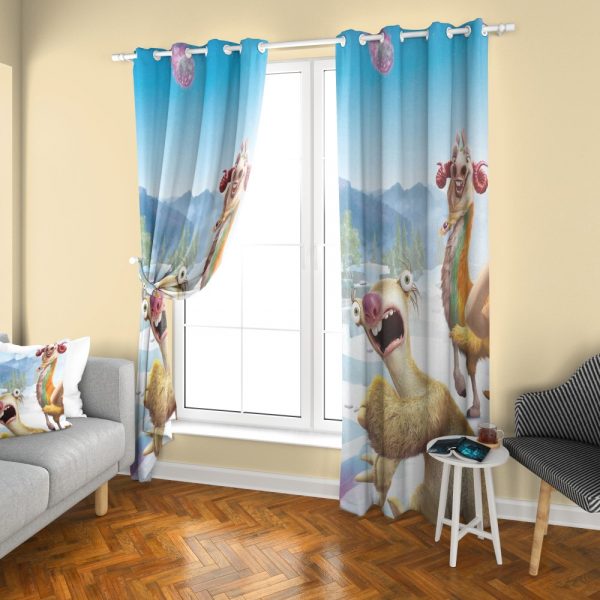 پرده چاپی طرح عصر یخبندان DH1050