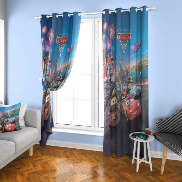 پرده چاپی طرح مک کویین DH1051