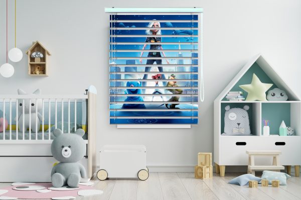 پرده زبرا طرح انیمیشن هیولاها در برابر آلیس کد Z1053