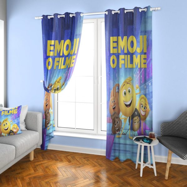 پرده چاپی طرح فیلم شکلک‌ها DH1054