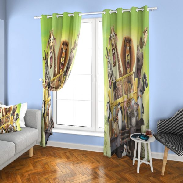 پرده چاپی طرح ماداگاسکار DH1055