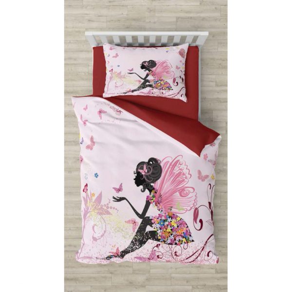 روتختی و ملحفه (یک نفره) طرح فرشته کد 1065