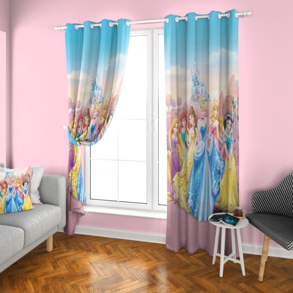 پرده چاپی طرح پرنسس‌های دیزنی DH1067