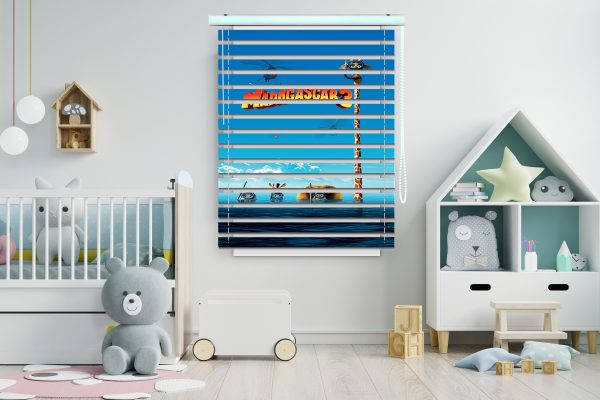 پرده زبرا طرح ماداگاسکار 3 کد Z1068