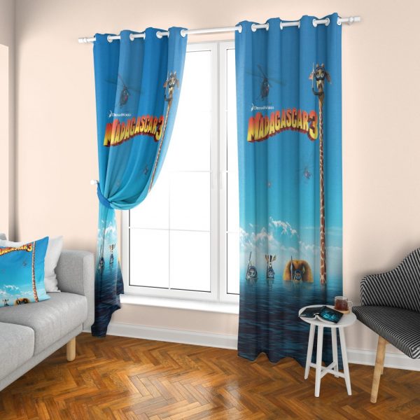 پرده چاپی طرح ماداگاسکار DH1068