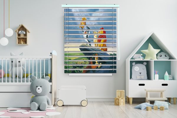 پرده زبرا طرح شیر شاه کد Z1069