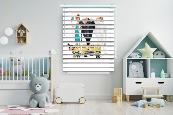 پرده زبرا طرح من شگفت انگیز کد Z1072