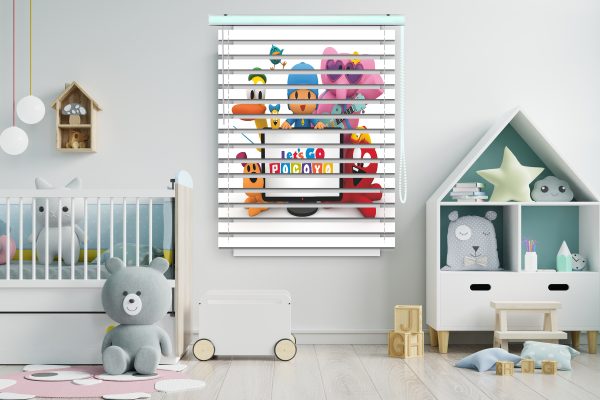 پرده زبرا طرح let's go pocoyo کد Z1073