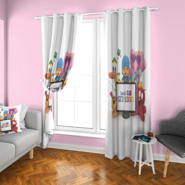 پرده چاپی طرح بزن بریم پوکویو DH1073