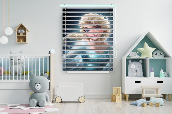 پرده زبرا طرح انیمیشن فروزن کد Z1074